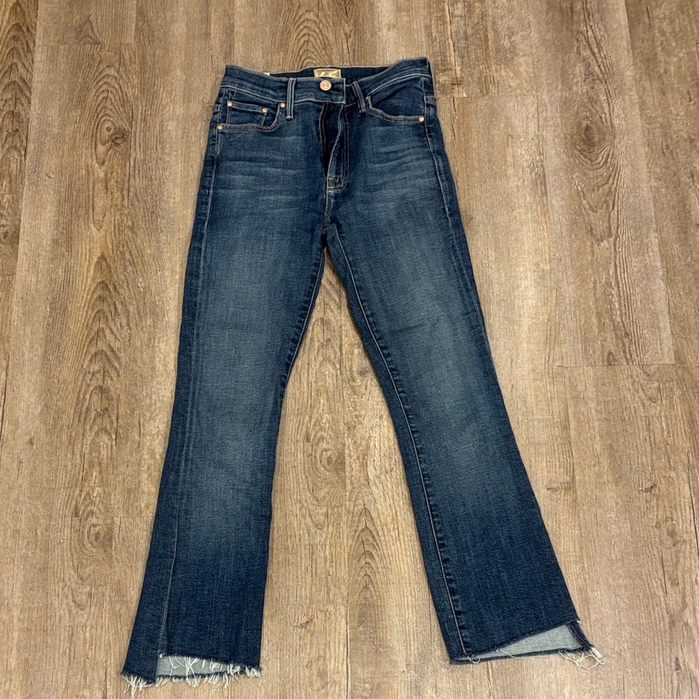 MOTHER Dark Blue Flare Jeans